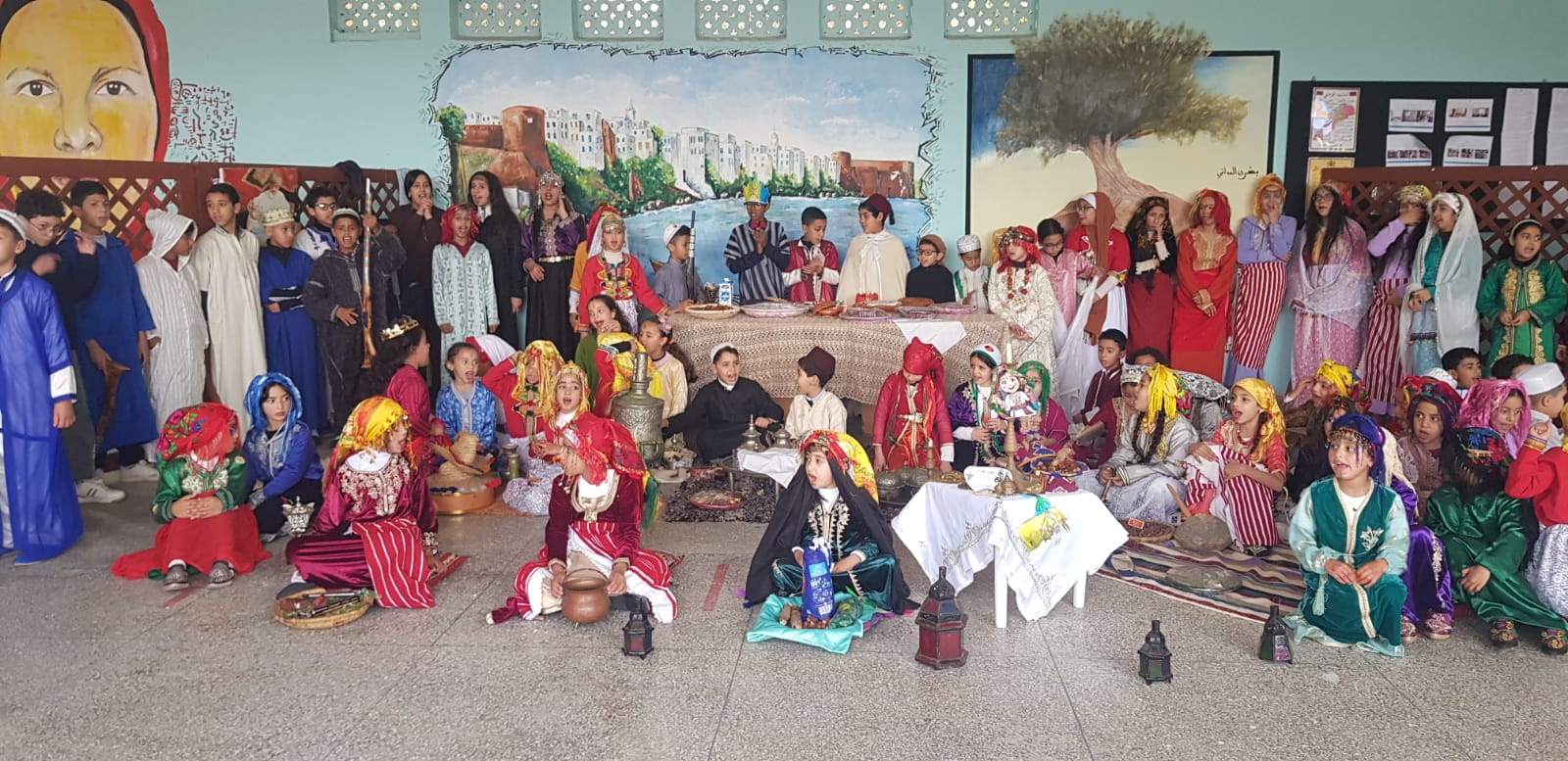 على إيقاعات أحواش و أمور إينو احتفت مدرسة ابن حمديس برأس السنة الأمازيغية 2976